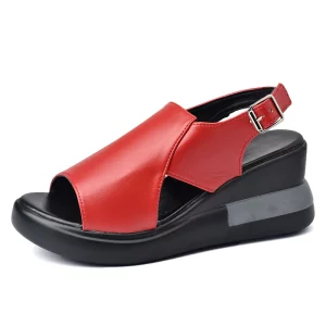 Reb-colored  sandals